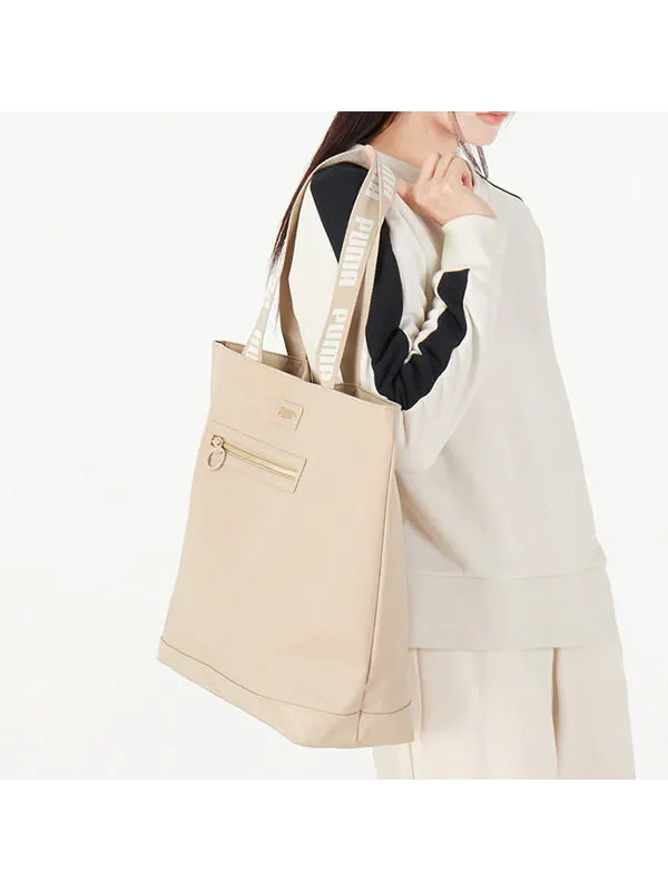 Сумка prime classic shopper handbag 'beige' Puma — изображение 2 из 4, бежевый