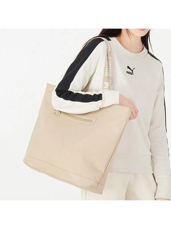 Сумка prime classic shopper handbag 'beige' Puma — изображение 3 из 4, бежевый