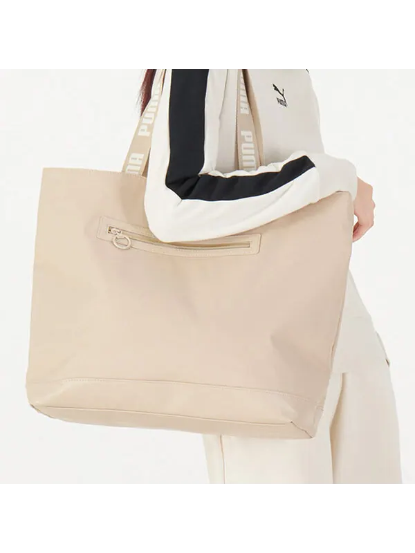 Сумка prime classic shopper handbag 'beige' Puma — изображение 4 из 4, бежевый