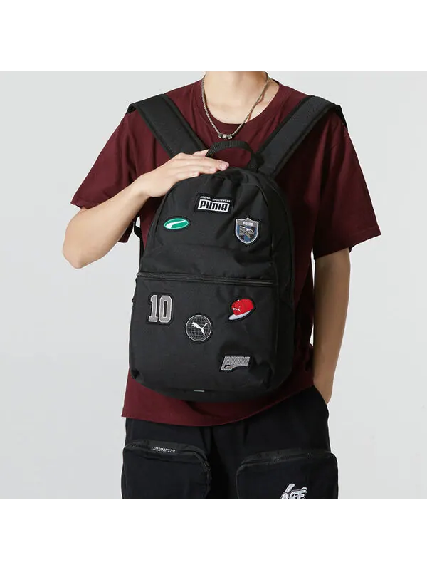Сумка patch backpack 'black' Puma — 3