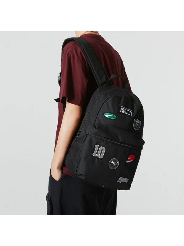 Сумка patch backpack 'black' Puma — 4