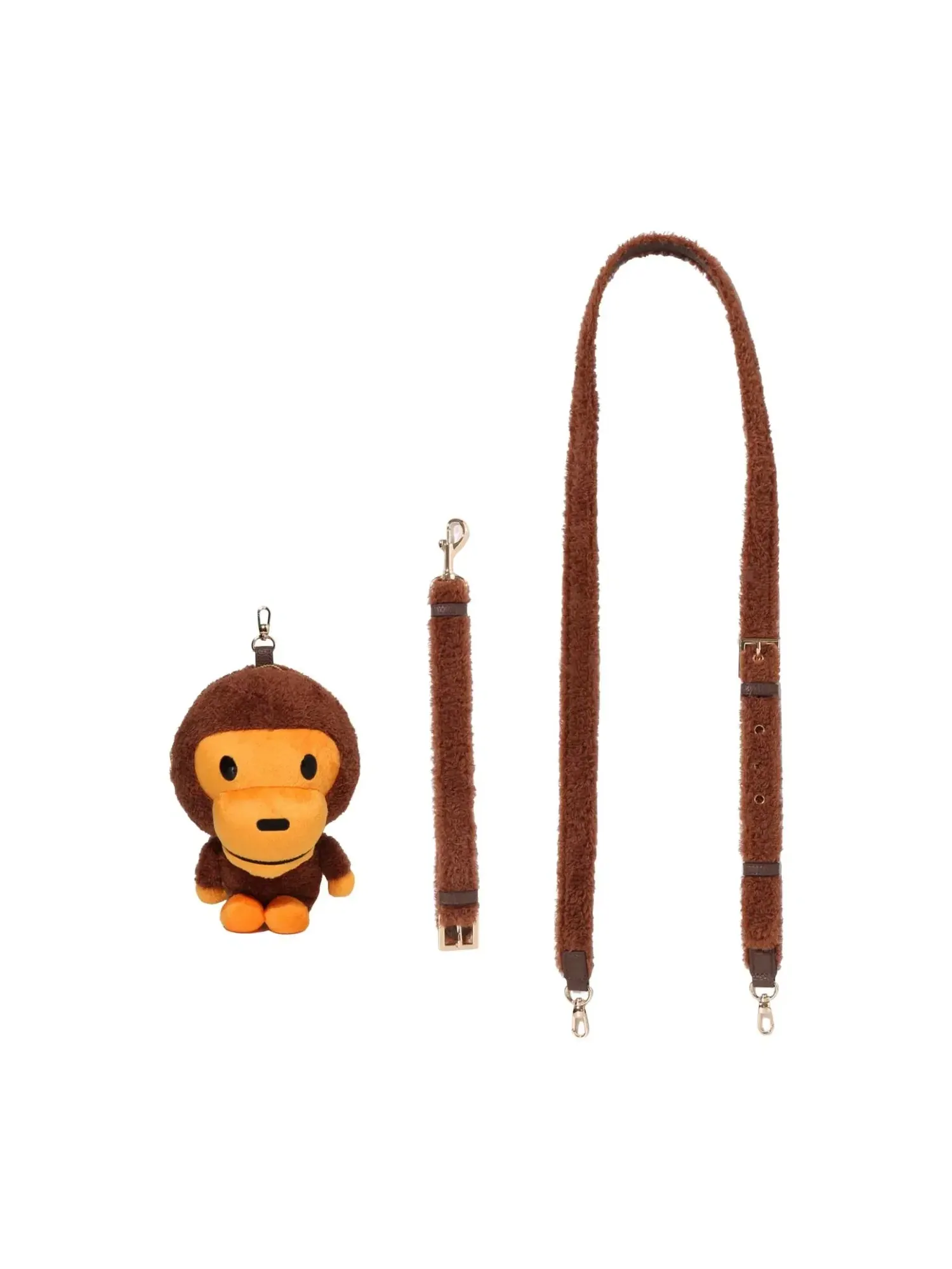 Мужская сумка-шопер с плюшевой куклой Baby Milo A Bathing Ape — 3
