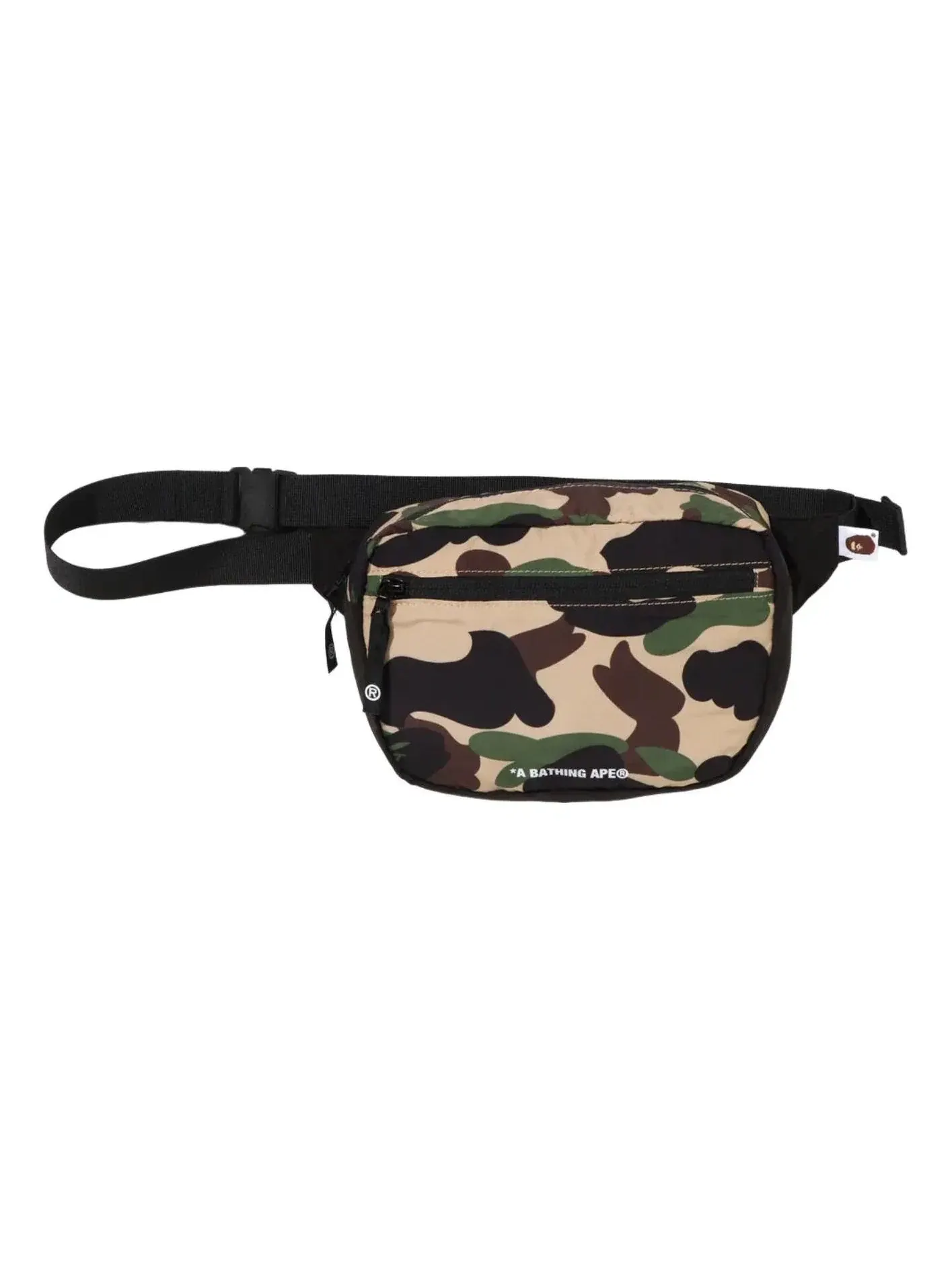 Мужская поясная сумка с камуфляжным принтом A Bathing Ape 1st Camo Packable Waist Back M Travel — 1