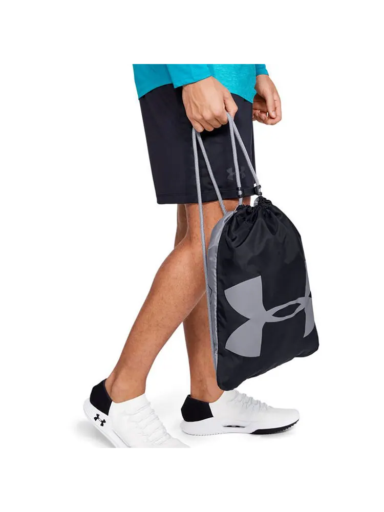 Сумка Under Armour Ozsee Sackpack 'Black Grey' — 3