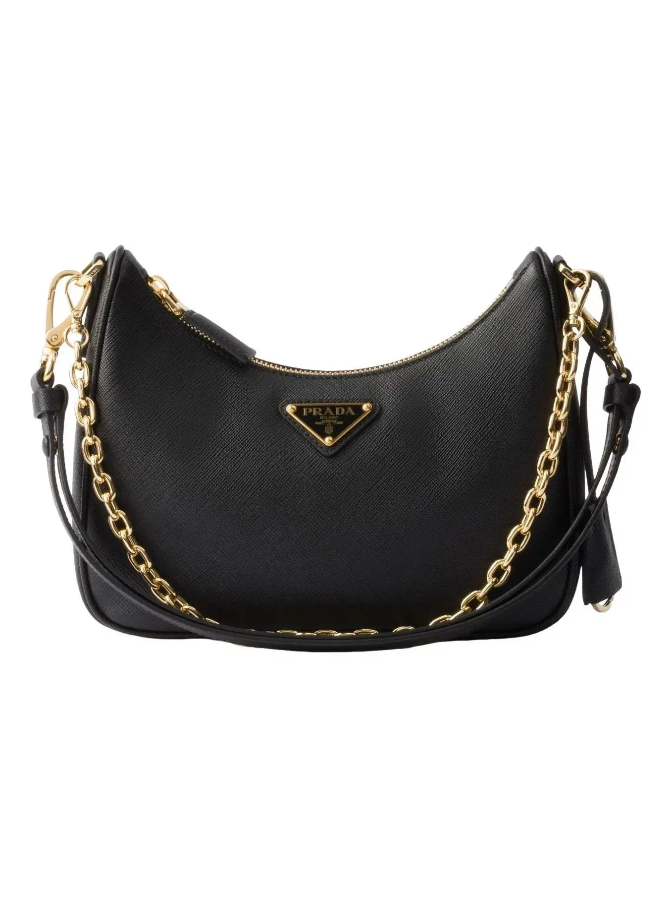 Сумка PRADA FW25 Prada Re-Edition Mini Saffiano Leather Bag 'Black' 1BC204-NZV-F0632 — изображение 1 из 5, черный