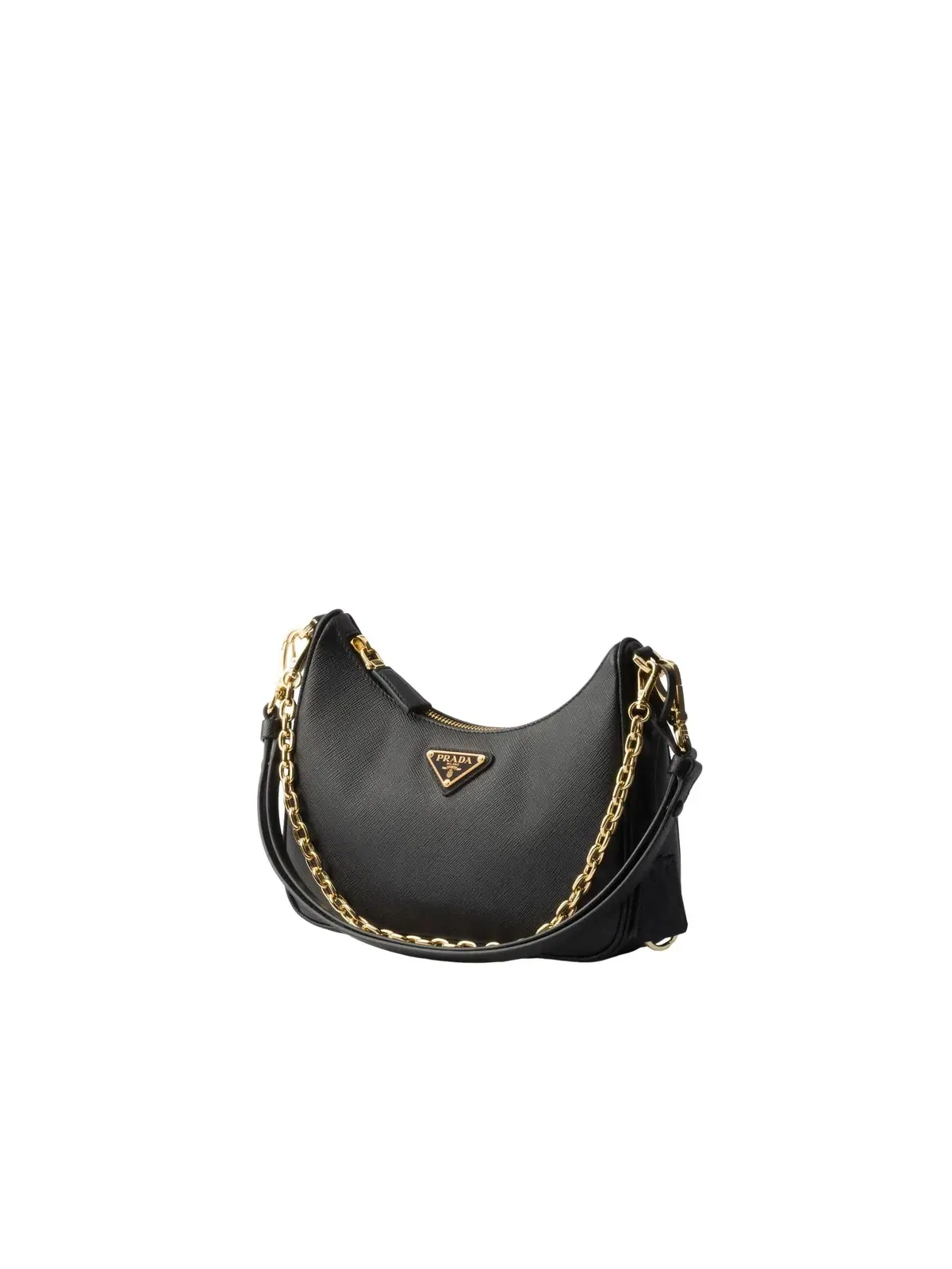 Сумка PRADA FW25 Prada Re-Edition Mini Saffiano Leather Bag 'Black' 1BC204-NZV-F0632 — изображение 2 из 5, черный