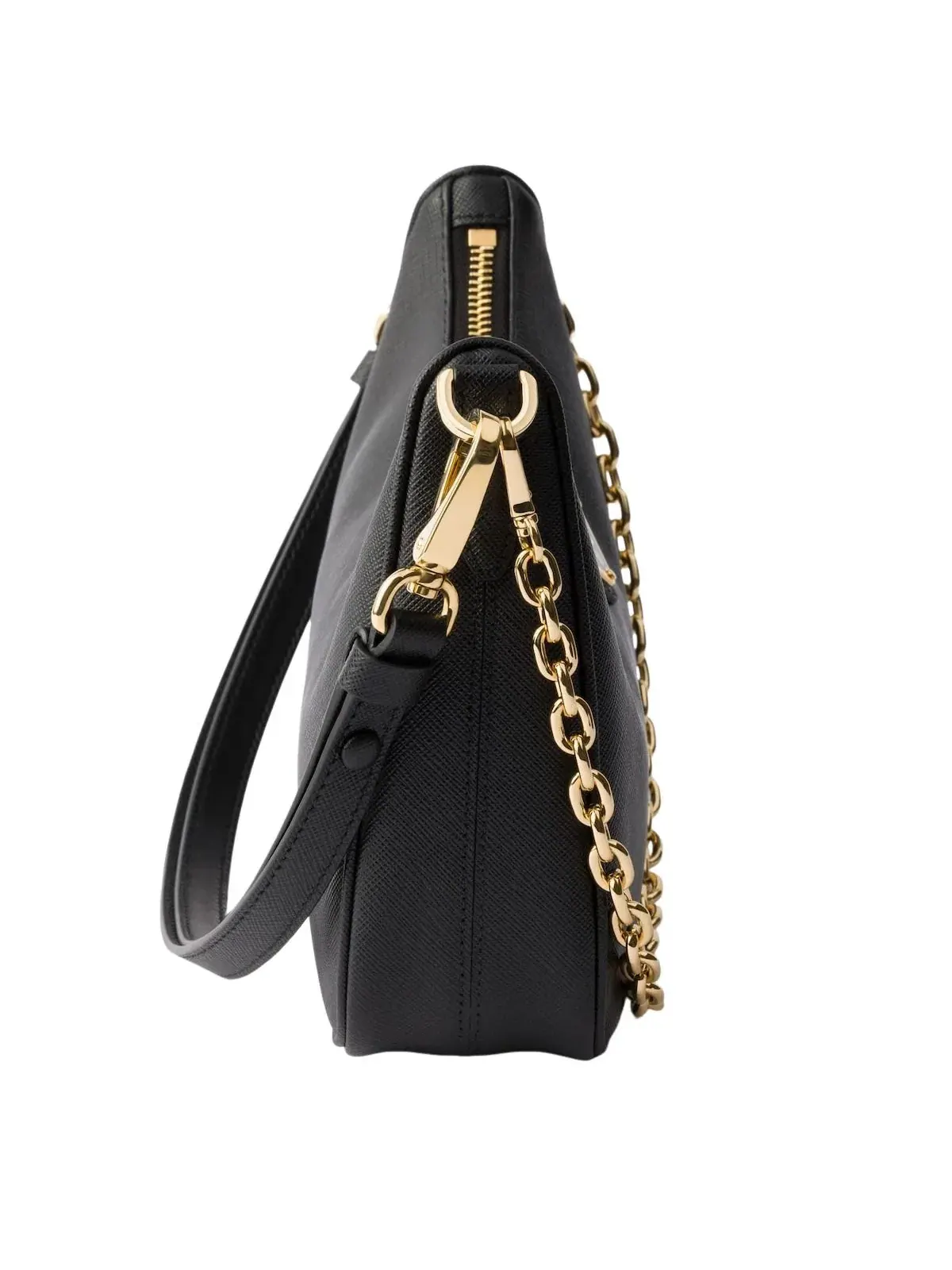 Сумка PRADA FW25 Prada Re-Edition Mini Saffiano Leather Bag 'Black' 1BC204-NZV-F0632 — изображение 5 из 5, черный