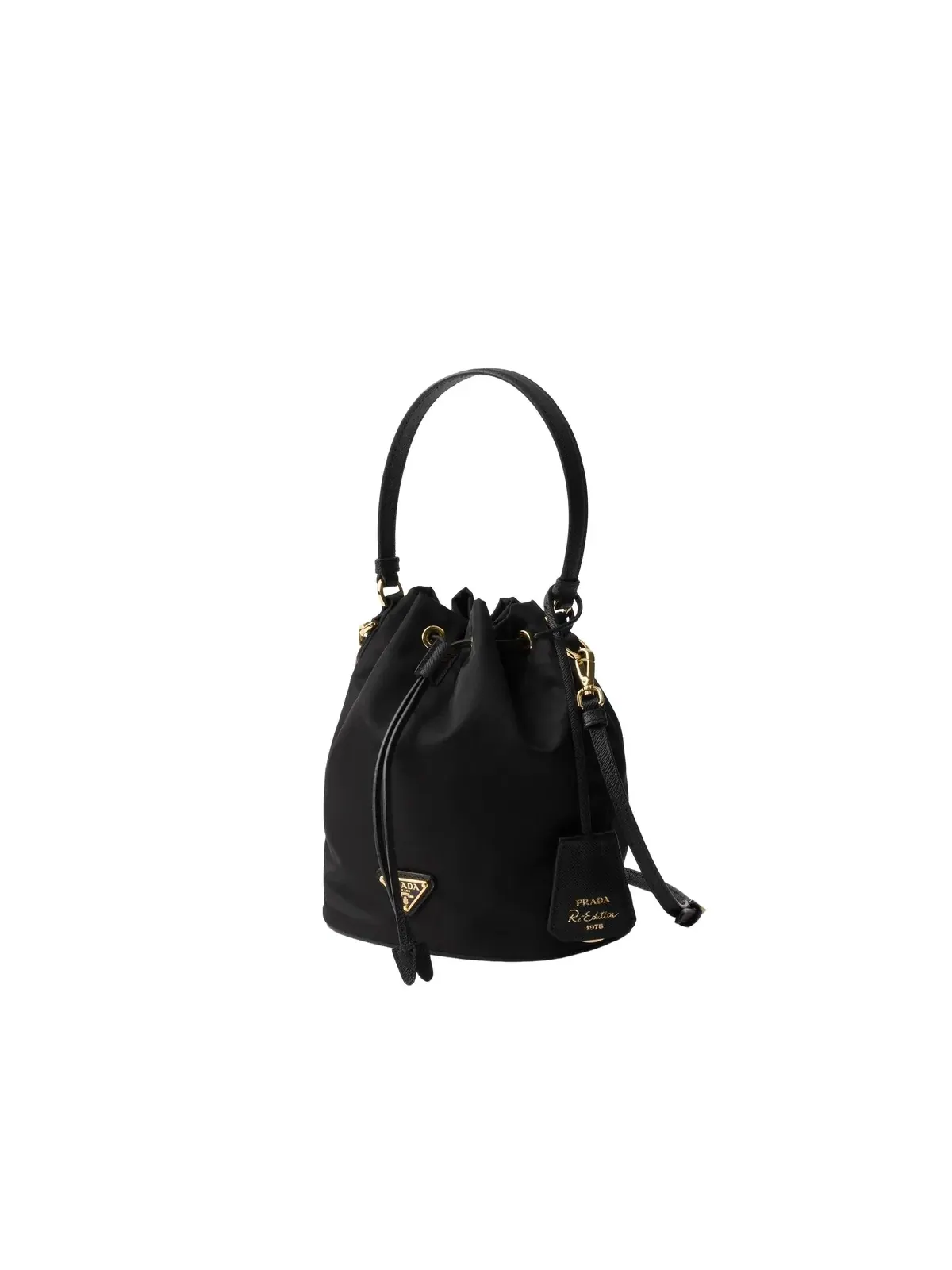 Сумка PRADA FW25 Prada Re-Edition 1978 Re-Nylon Mini Bag 'Black' 1BE067-RV44-F0002 — изображение 2 из 6, черный