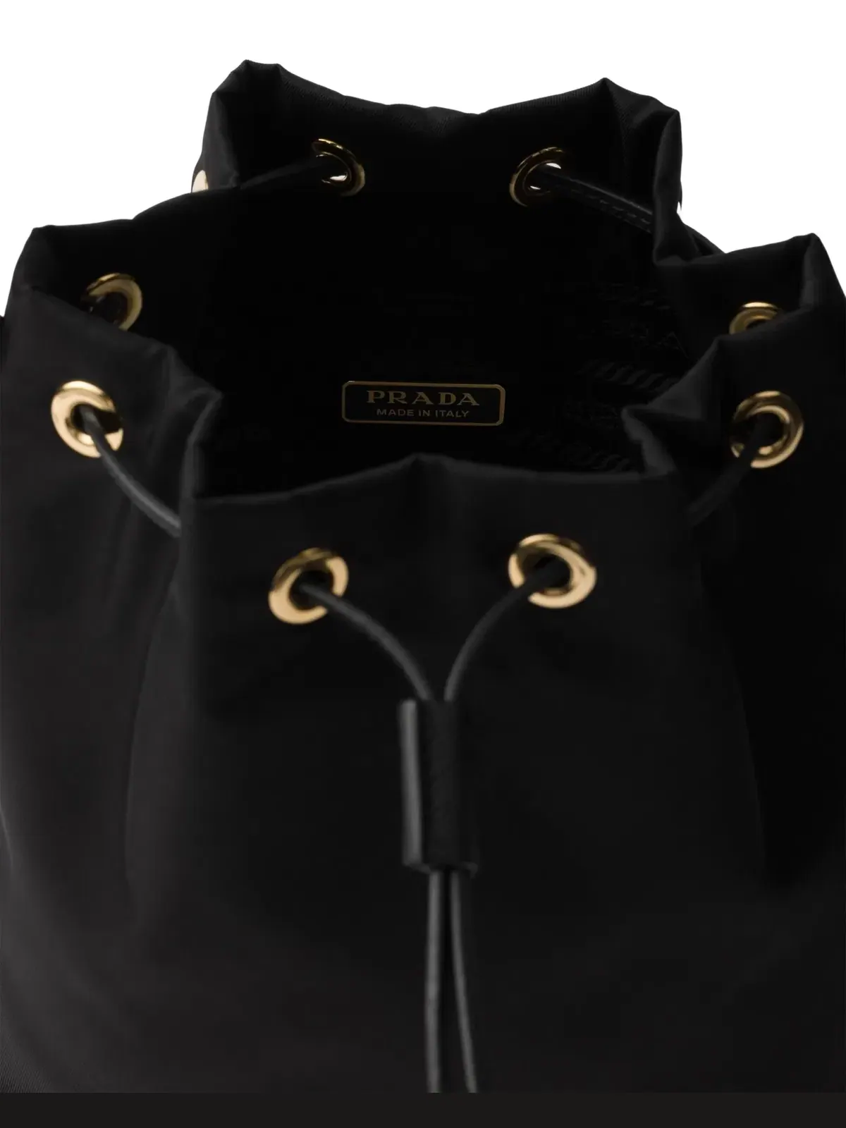 Сумка PRADA FW25 Prada Re-Edition 1978 Re-Nylon Mini Bag 'Black' 1BE067-RV44-F0002 — изображение 5 из 6, черный