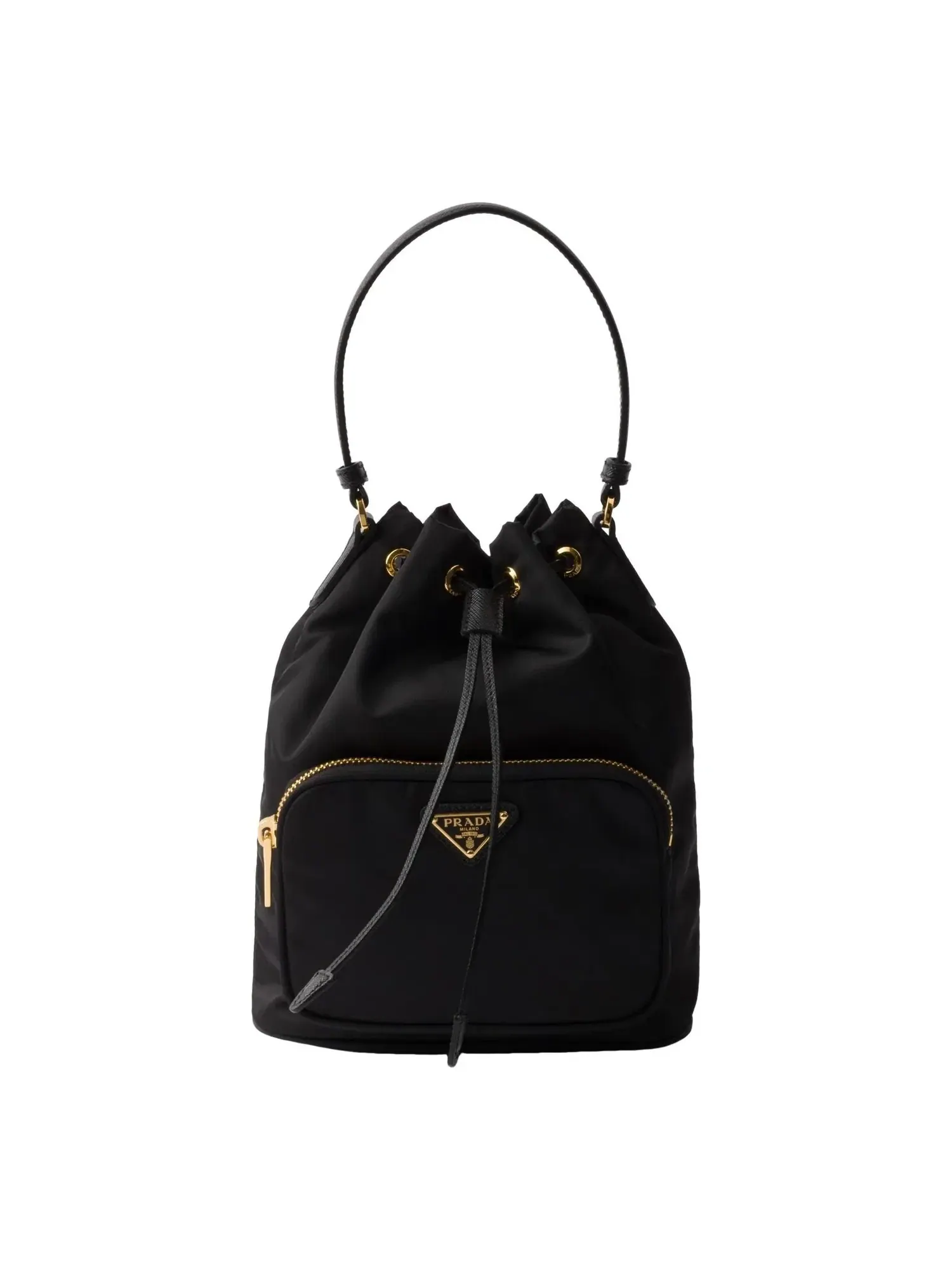 Сумка PRADA SS25 Prada Duet Re-Nylon Bucket Bag 'Black' 1BH038-2AOS-F0002