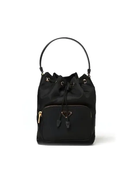 Сумка PRADA Duet Re-Nylon bucket bag 'Black Gold'