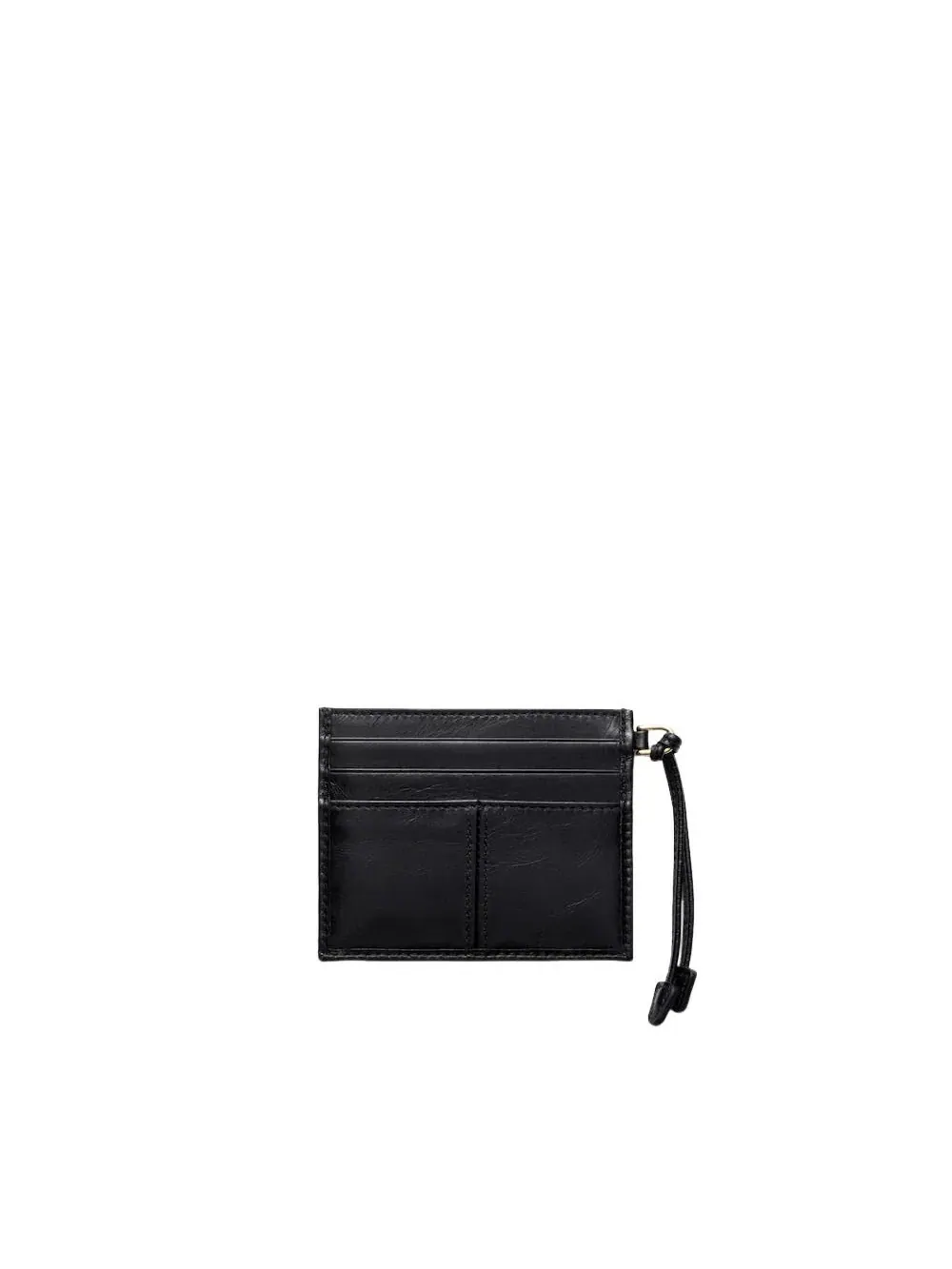 Кожаный держатель для карт PRADA FW25, черный, 1MC025-2CYR-F0002 — изображение 2 из 3