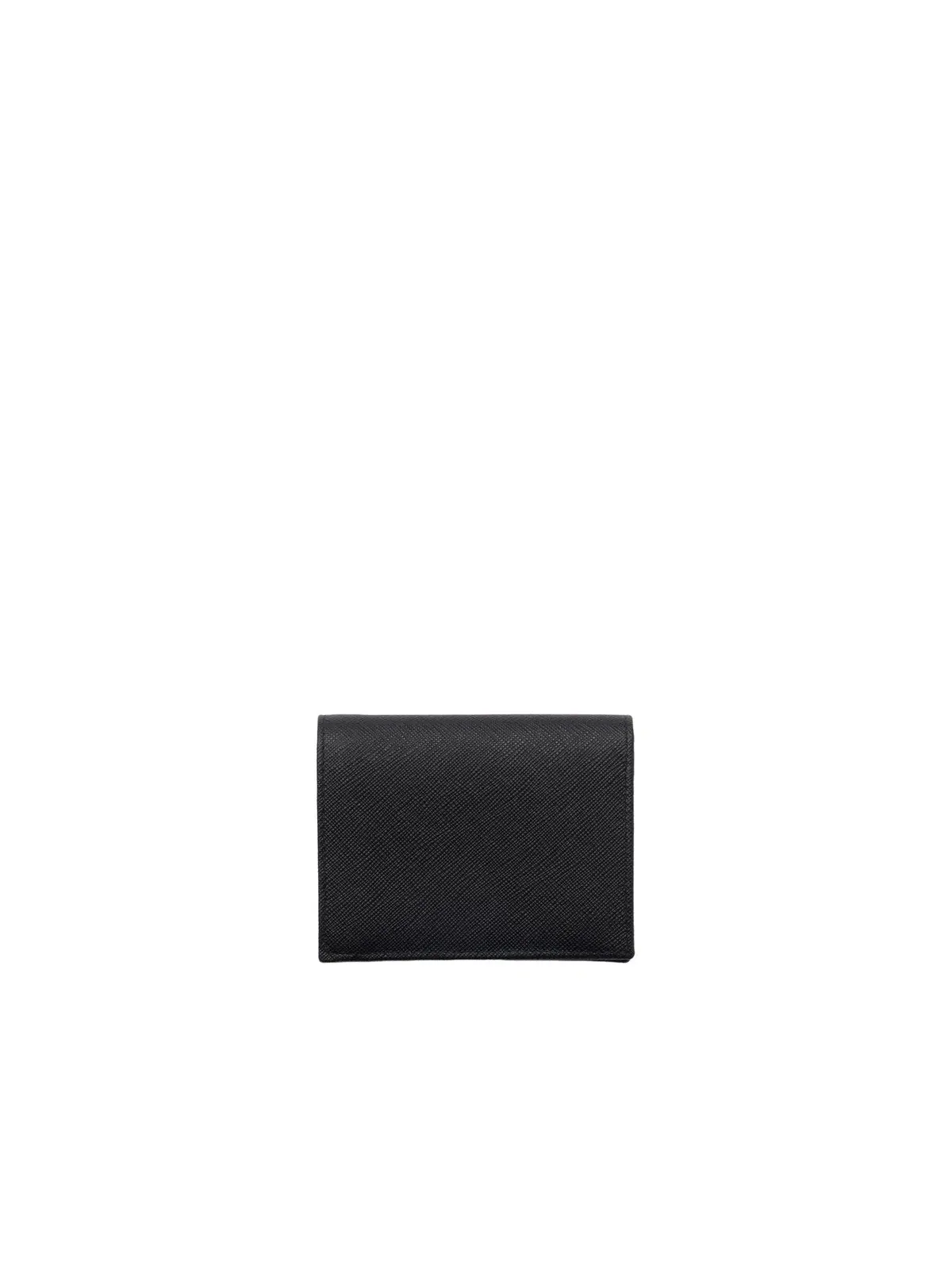 Кошелек PRADA FW25 из сафьяновой кожи, маленький, черный, 1MV204-QWA-F0002 — изображение 3 из 4