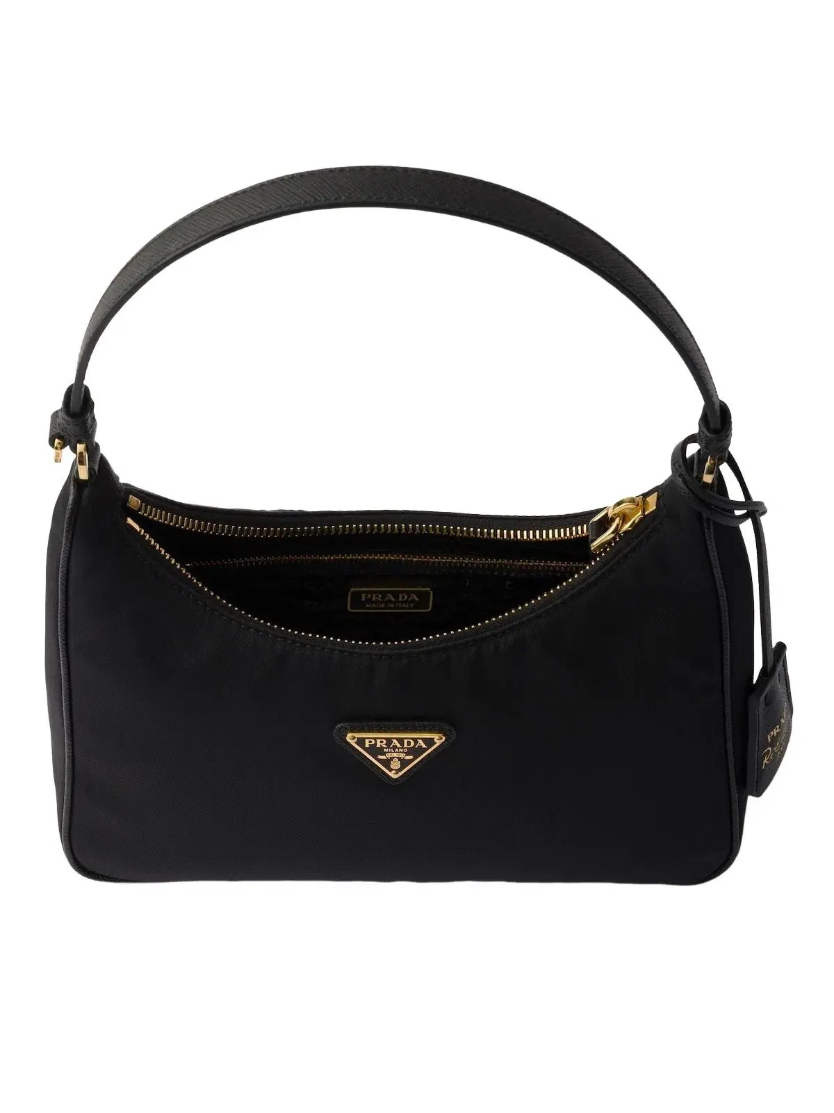 Женская мини-сумка Re-Edition 2005 Re-Nylon and Saffiano PRADA — изображение 5 из 5, черный