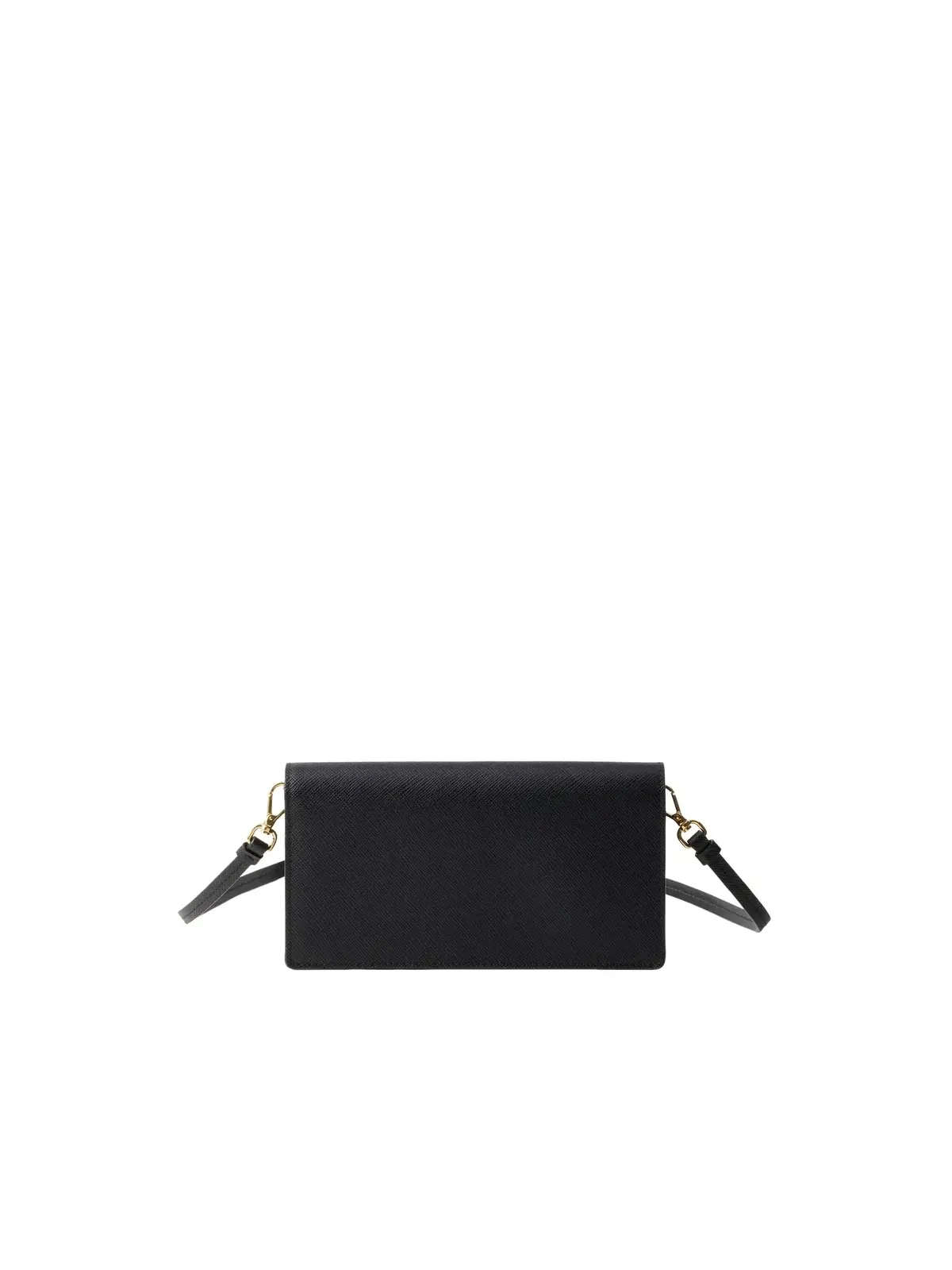 Мини-сумка PRADA FW25 из сафьяновой кожи, черная, 1NF059-2DB3-F0002 — изображение 3 из 5, черный
