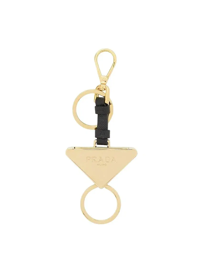 Брелок PRADA FW24 «Черное золото» 1PS059-66A-F019F — изображение 2 из 8, черный