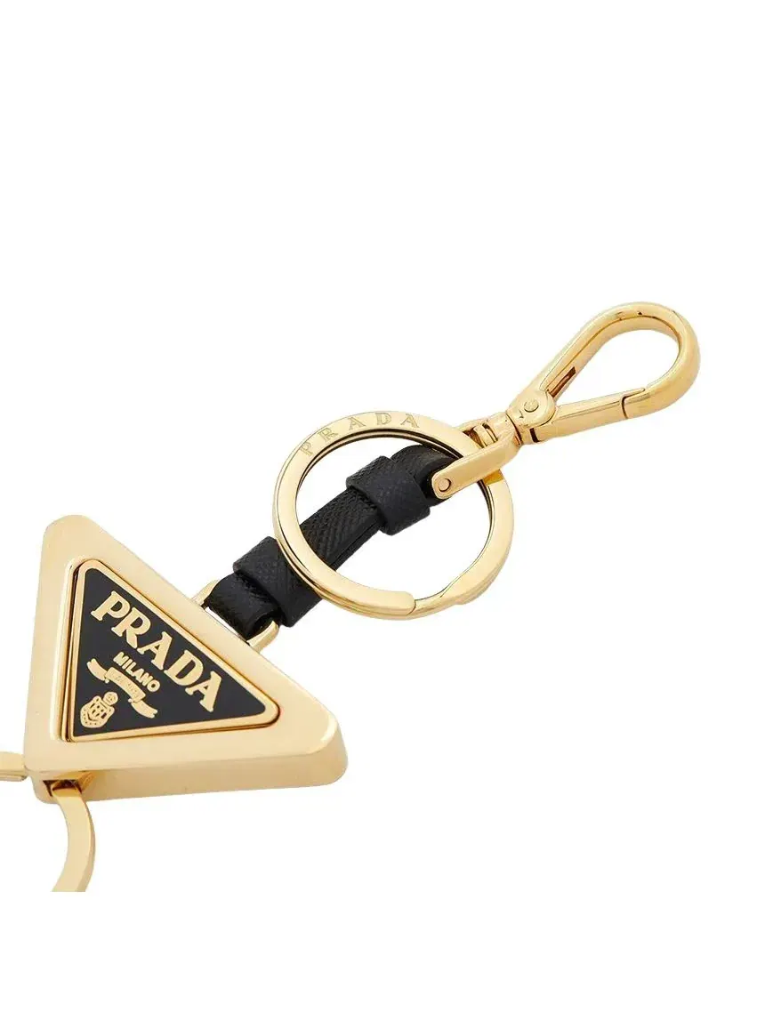 Брелок PRADA FW24 «Черное золото» 1PS059-66A-F019F — изображение 3 из 8, черный