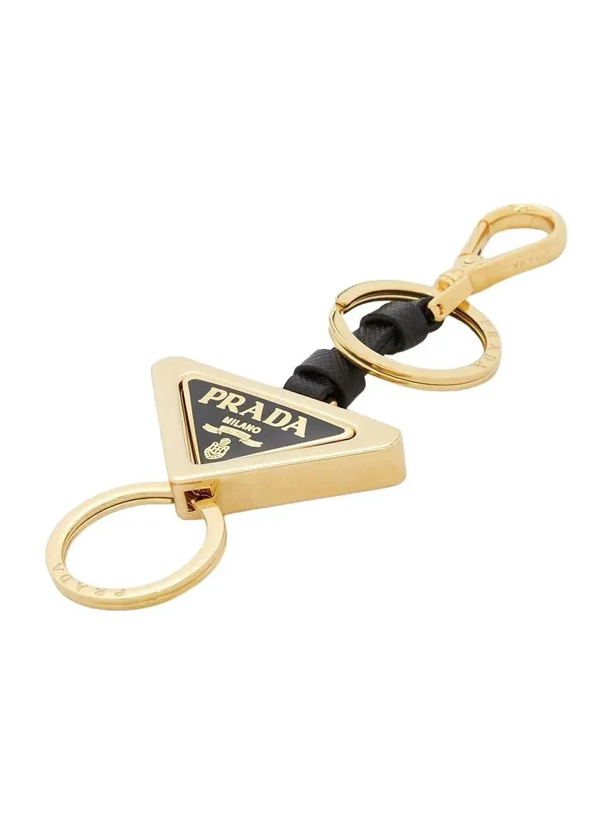 Брелок PRADA FW24 «Черное золото» 1PS059-66A-F019F — изображение 5 из 8, черный