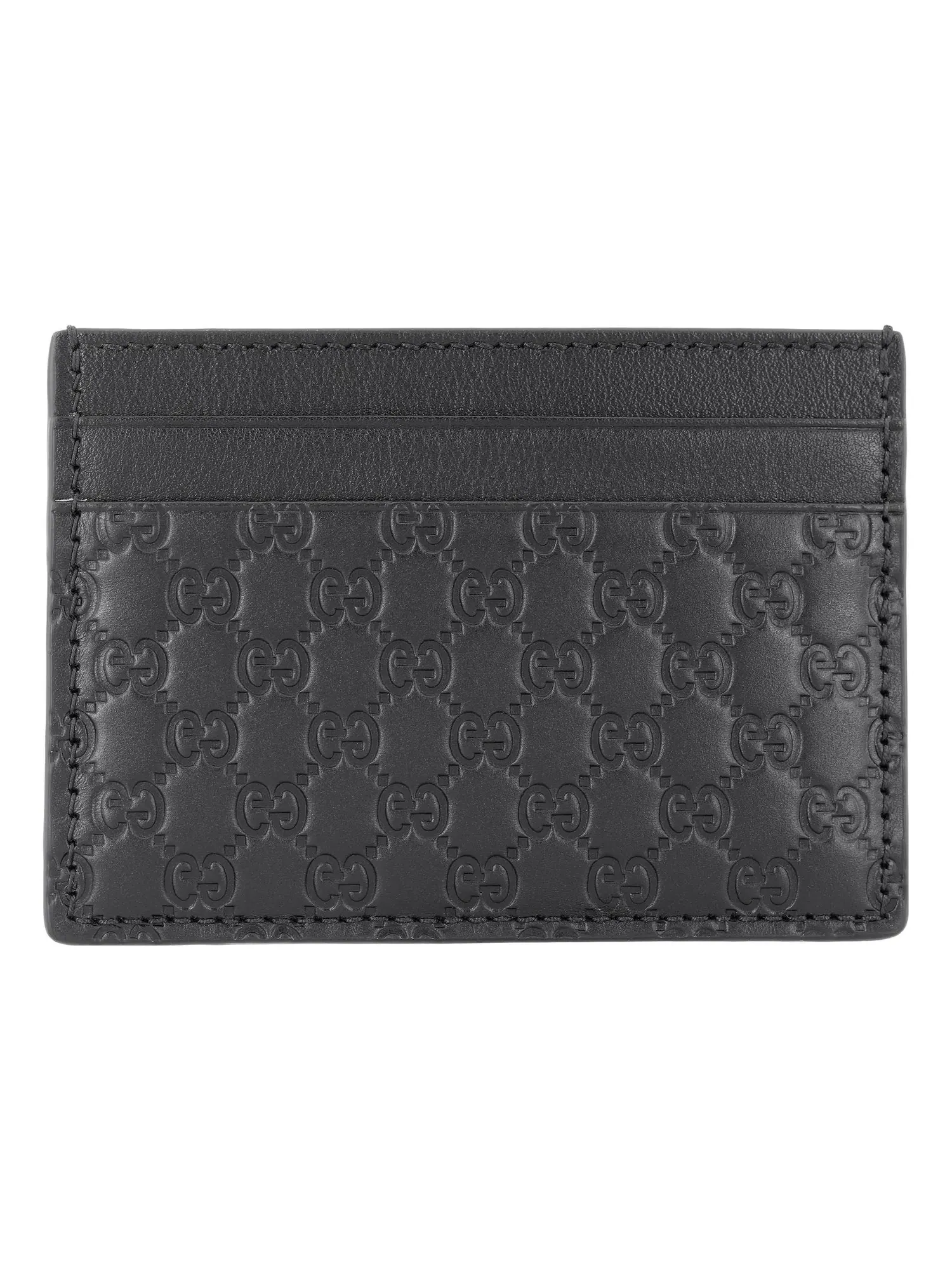 Картотека Gucci Microguccissima 'Black' — изображение 1 из 4, черный