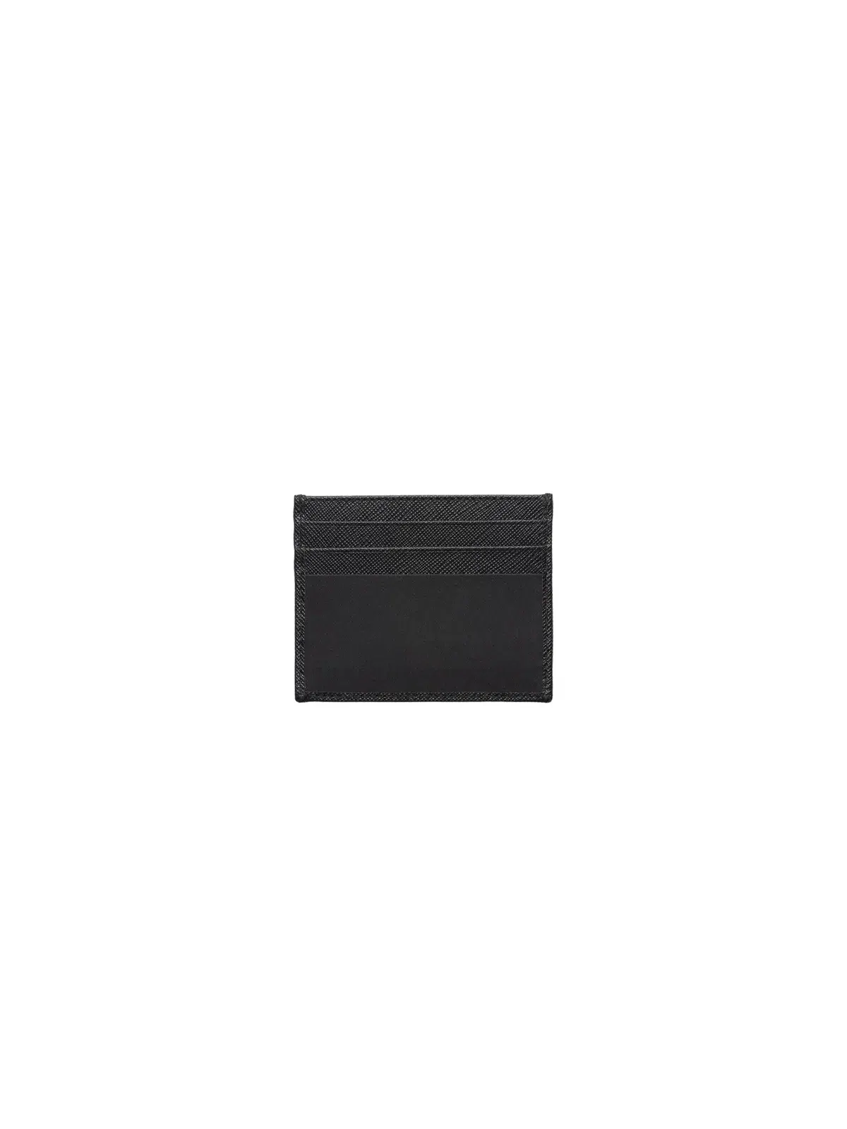 Кардхолдер PRADA SS26 из нейлона и сафьяновой кожи, черный, 2MC025-2DMH-F0002 — изображение 2 из 2