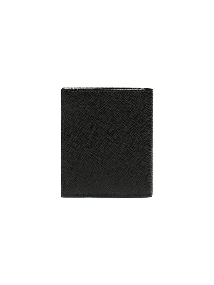 Кошелек PRADA SS26 из сафьяновой кожи, черный, 2MO004-QHH-F0002 — изображение 2 из 4