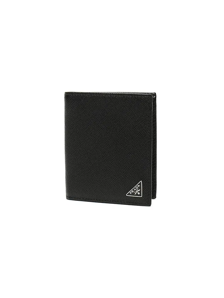 Кошелек PRADA SS26 из сафьяновой кожи, черный, 2MO004-QHH-F0002 — изображение 3 из 4