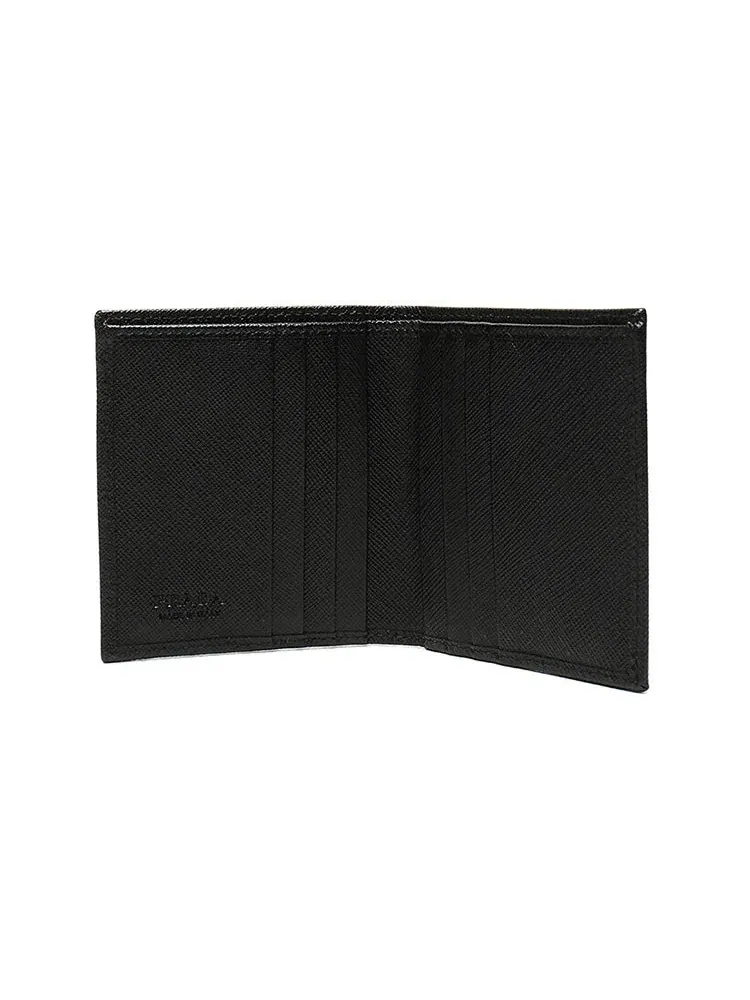 Кошелек PRADA SS26 из сафьяновой кожи, черный, 2MO004-QHH-F0002 — изображение 4 из 4