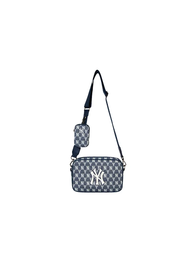 Сумка через плечо MLB Monogram NY New York Yankees — изображение 2 из 9, синий