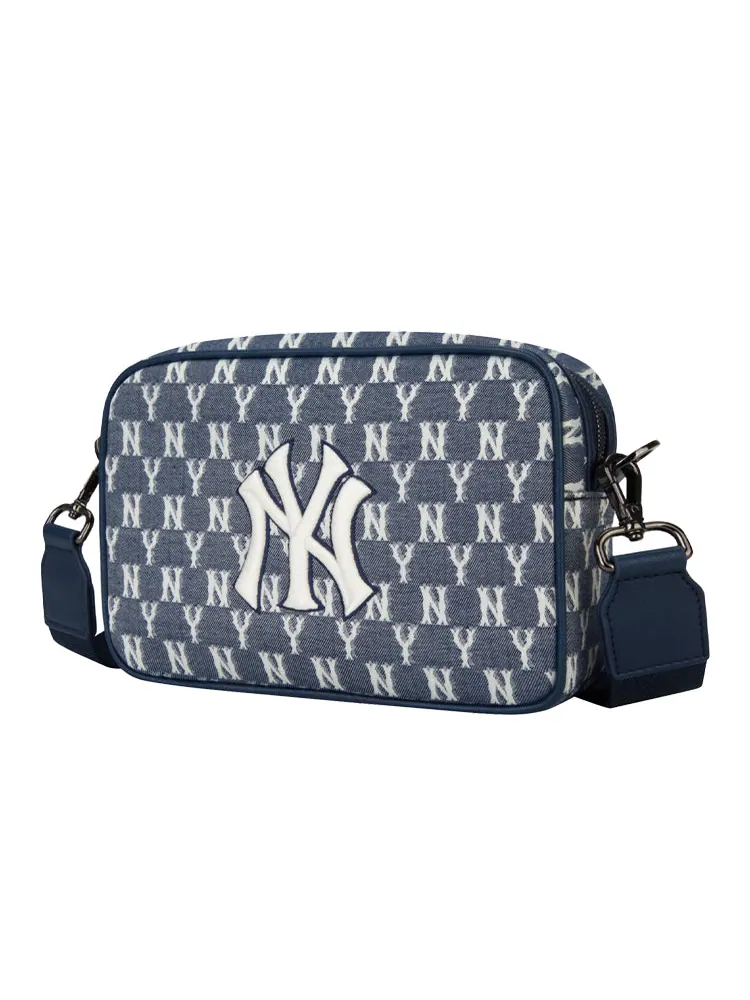 Сумка через плечо MLB Monogram NY New York Yankees — изображение 3 из 9, синий
