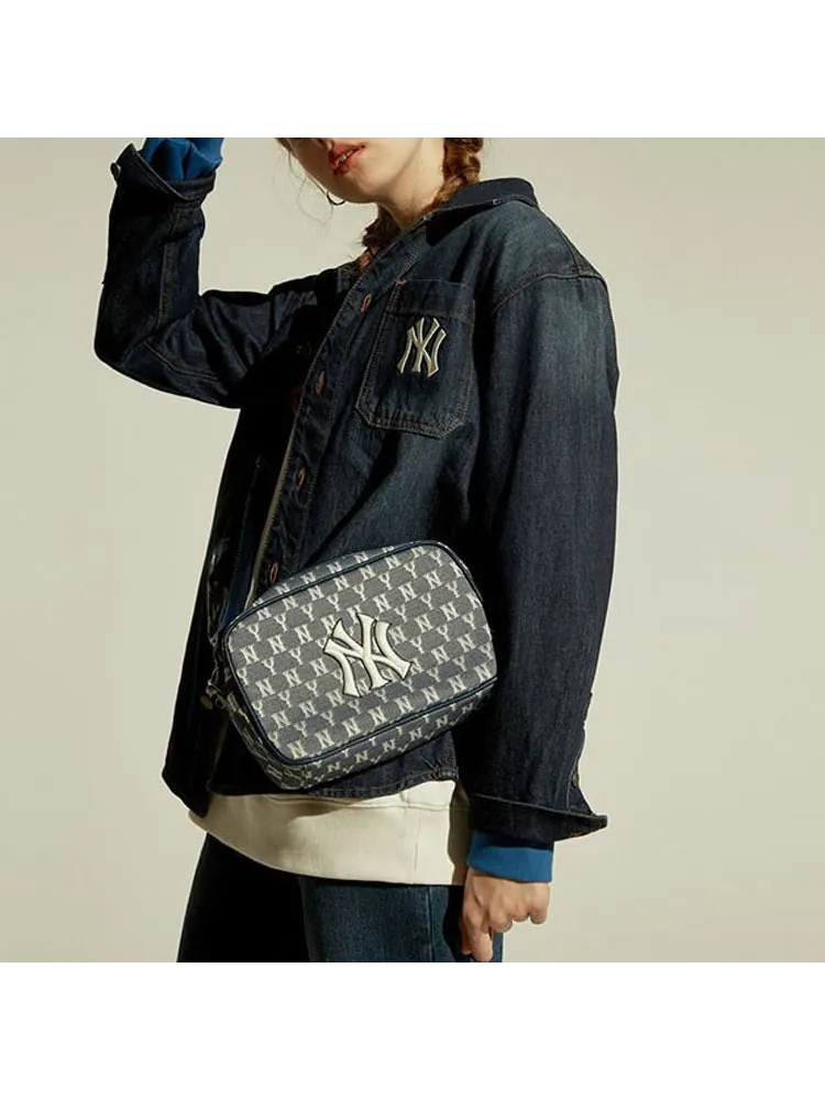 Сумка через плечо MLB Monogram NY New York Yankees — изображение 9 из 9, синий