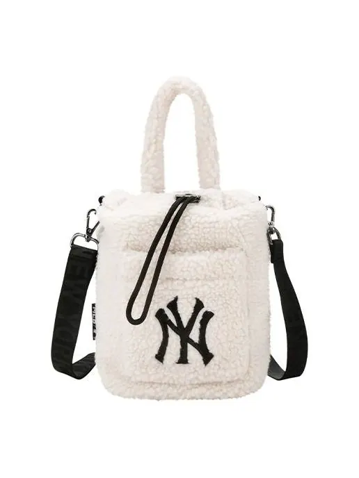Сумка из флиса и шерсти с символикой бейсбольной команды MLB NY New York Yankees — 1