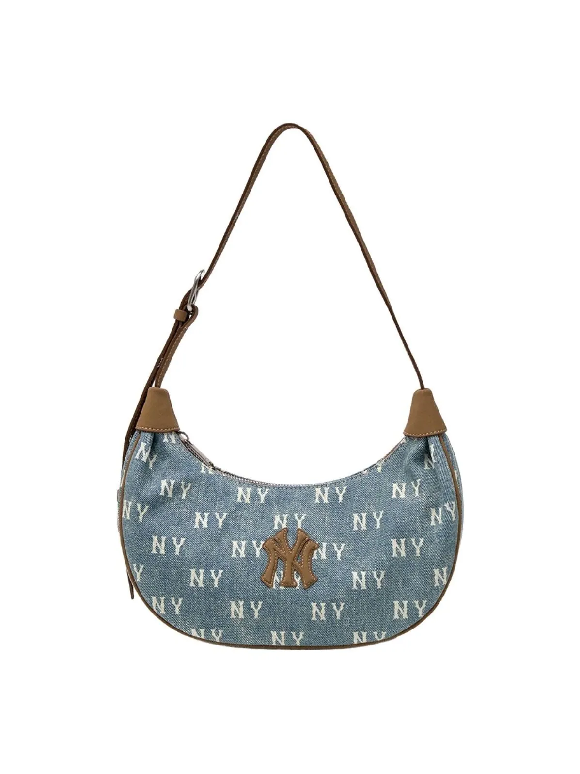 Сумка через плечо MLB Monogram New York Yankees 'Denim Blue' — 1