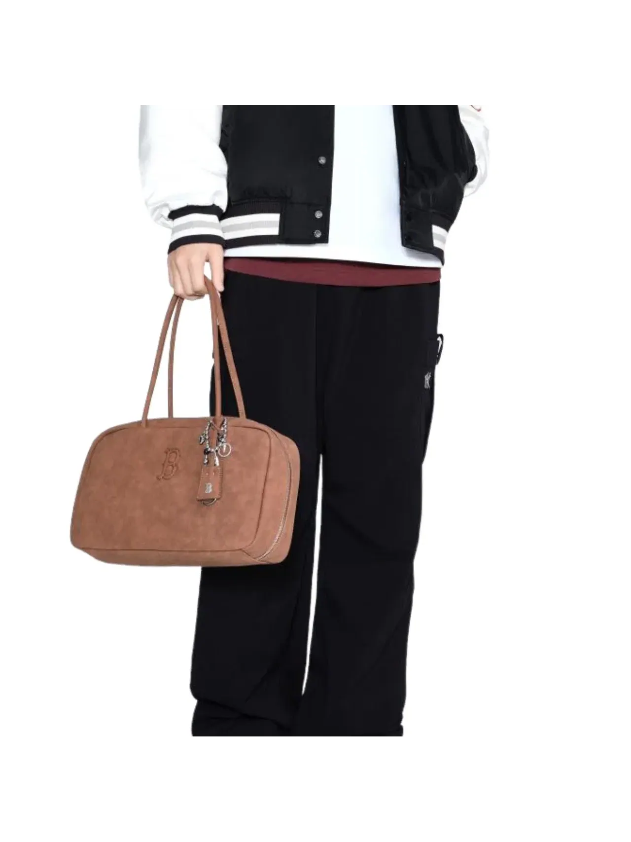 Мужская сумка через плечо с принтом MLB Shoulder Bag Basic Palette Boston Red Sox — 3