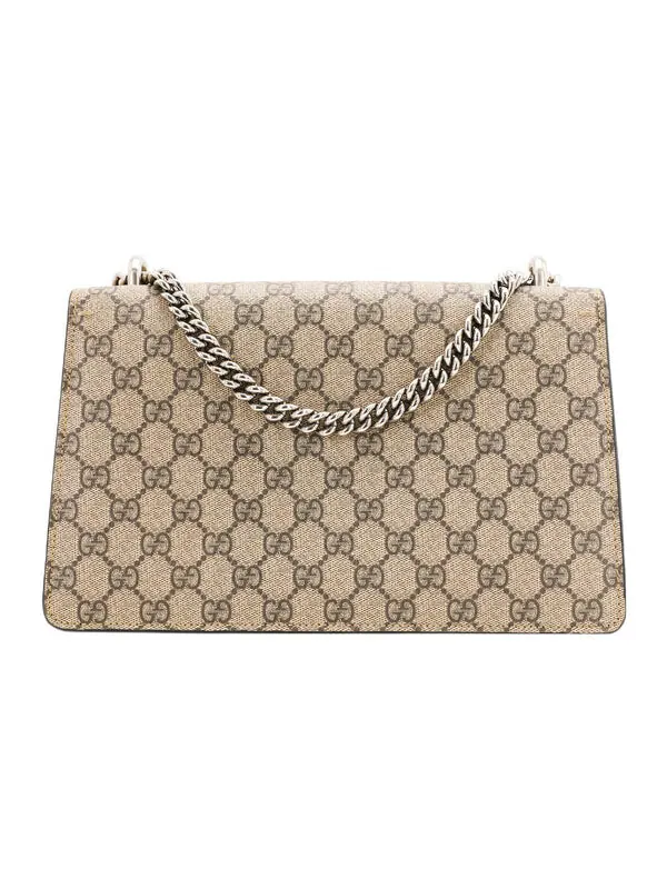Сумка женская малая кросс-боди Gucci Dionysus GG — изображение 3 из 4, кремовый/коричневый