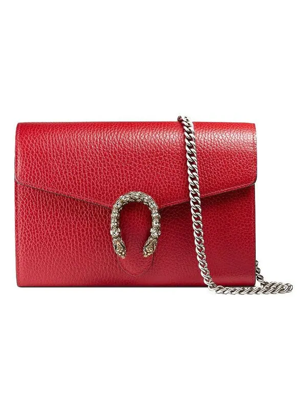 Сумка женская мини кросс-боди Gucci Dionysus — изображение 1 из 4, красный