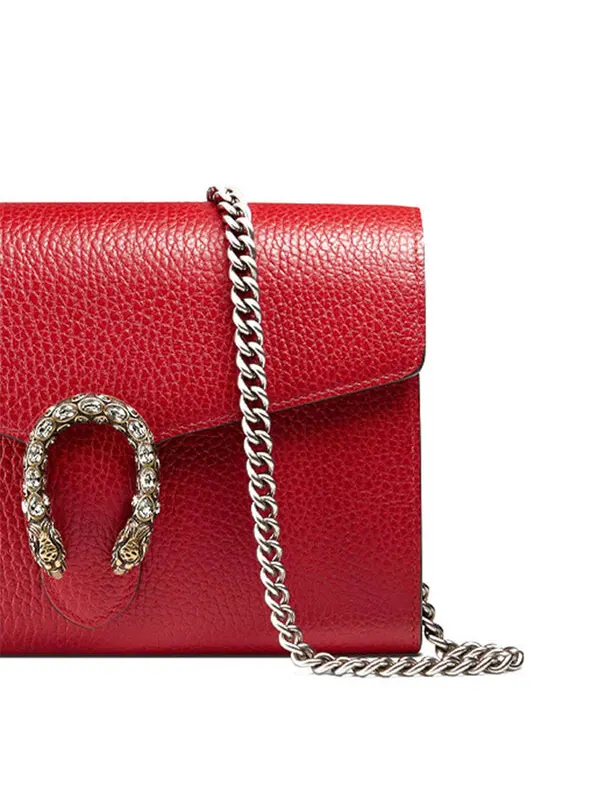 Сумка женская мини кросс-боди Gucci Dionysus — изображение 4 из 4, красный