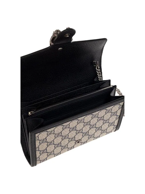 Сумка женская кросс-боди Gucci Dionysus GG — изображение 4 из 4, бежевый/синий