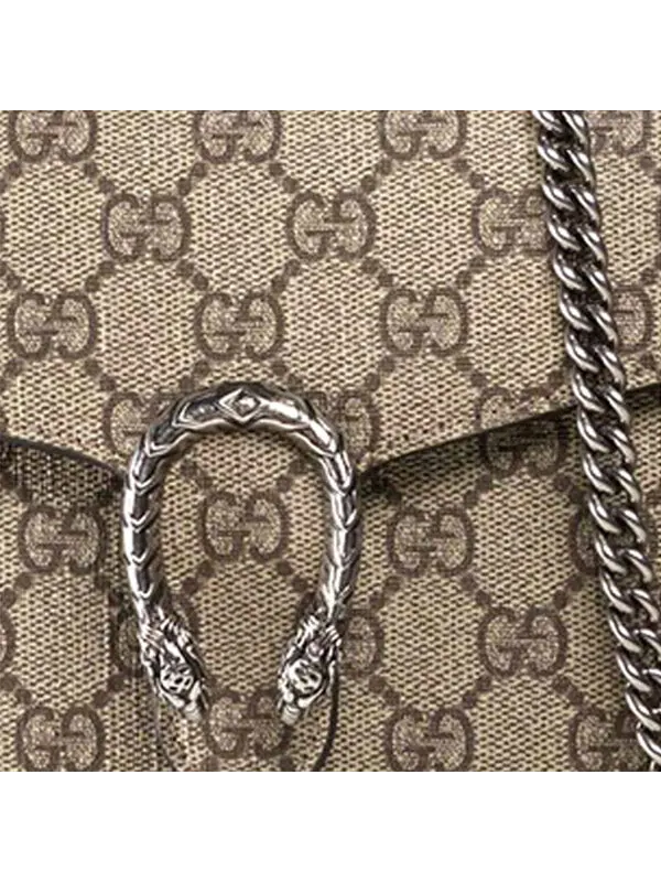 Сумка женская кросс-боди синтетический канвас Gucci Dionysus — изображение 4 из 4, коричневый