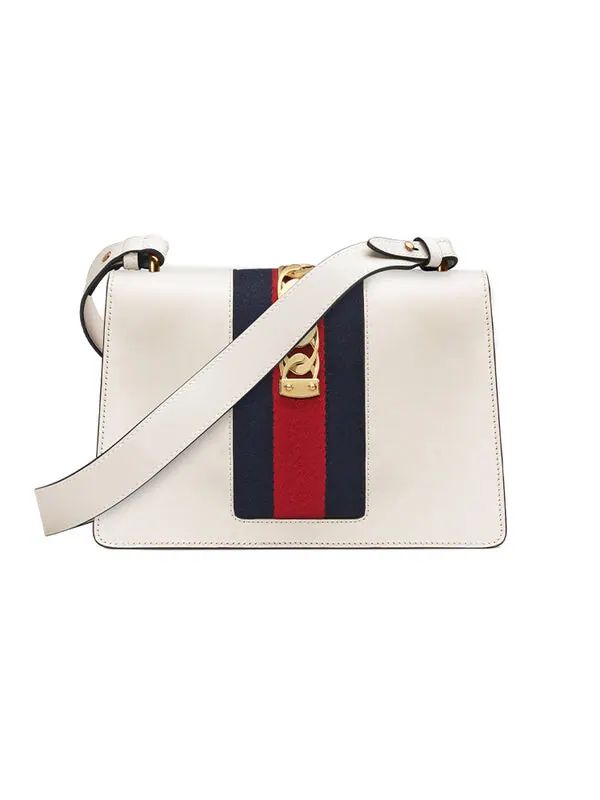 Сумка женская малая кросс-боди Gucci Sylvie — изображение 2 из 4, белый