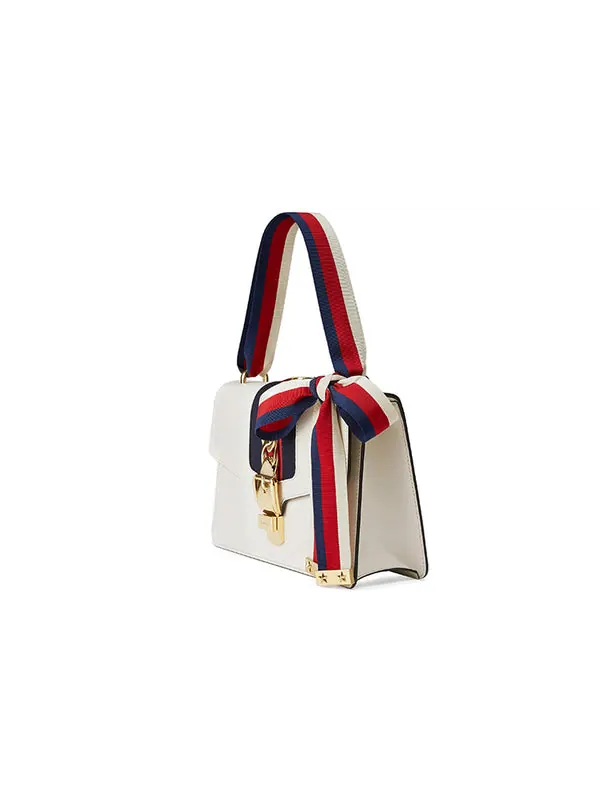 Сумка женская малая кросс-боди Gucci Sylvie — изображение 3 из 4, белый
