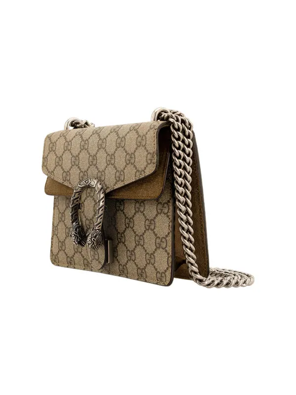 Сумка женская кросс-боди Gucci Dionysus GG Supreme — изображение 2 из 4, бежевый