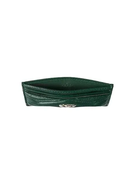 (WMNS) Кошелек-держатель для карт Gucci 26 GG Marmont — изображение 2 из 4, зеленый