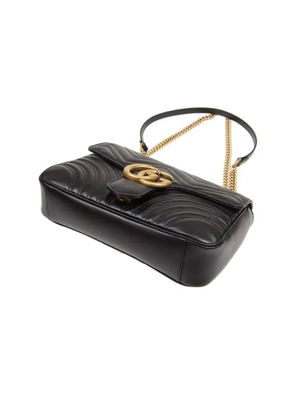 Сумка женская кросс-боди Gucci Marmont Medium Matelass? Shoulder Bag — изображение 4 из 4, черный