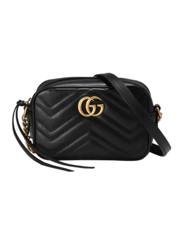Сумка женская кросс-боди Gucci GG Marmont — изображение 2 из 4, черный