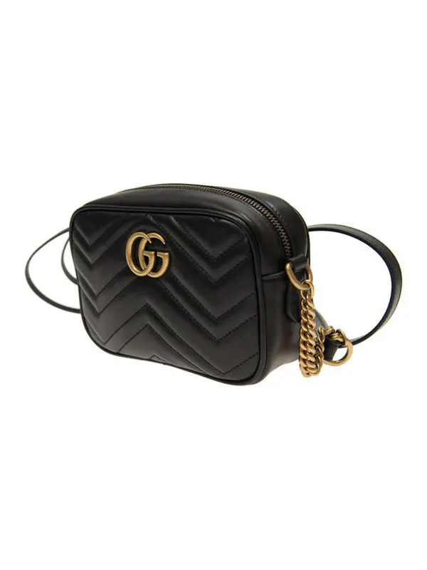 Сумка женская кросс-боди Gucci GG Marmont — изображение 3 из 4, черный