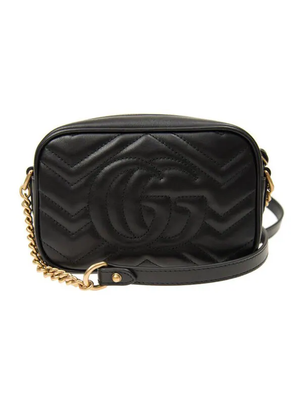 Сумка женская кросс-боди Gucci GG Marmont — изображение 4 из 4, черный