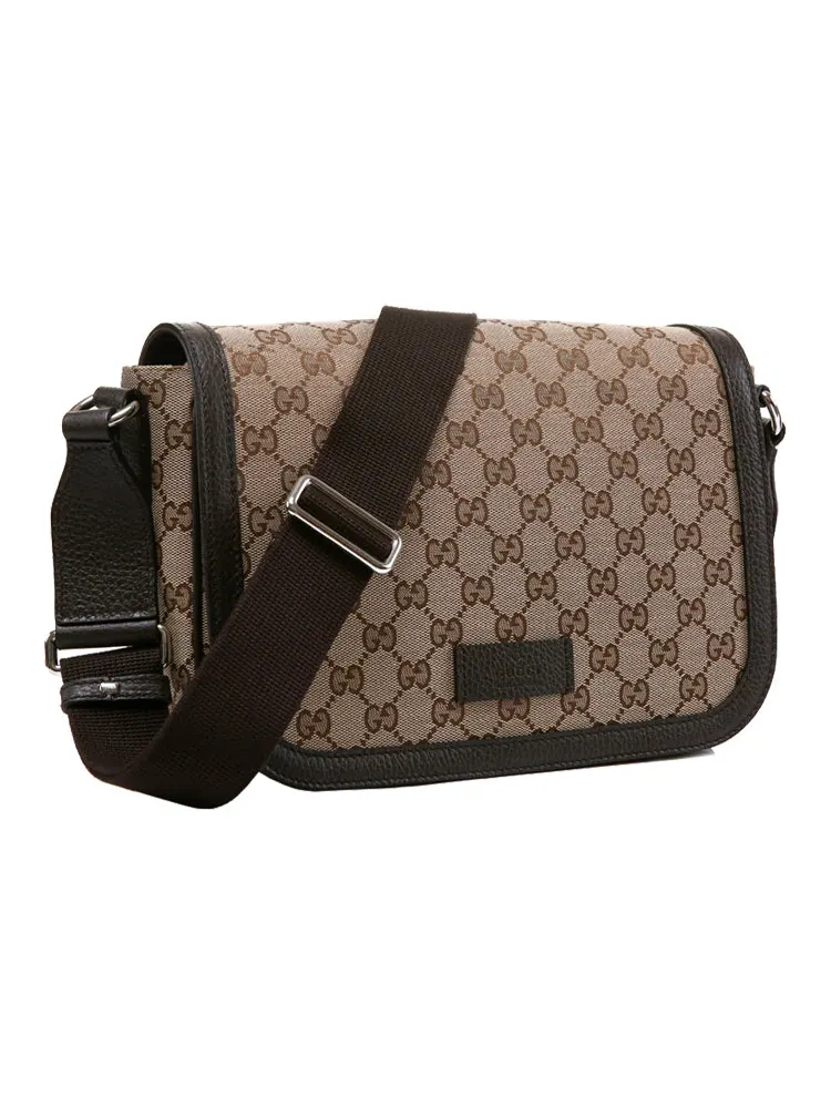Сумка Gucci Canvas Prints Single Shoulder Bag Brown — 2