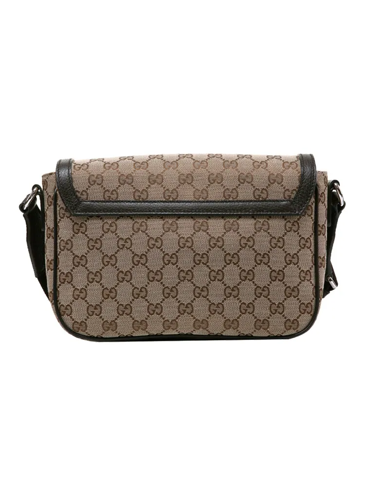 Сумка Gucci Canvas Prints Single Shoulder Bag Brown — 3