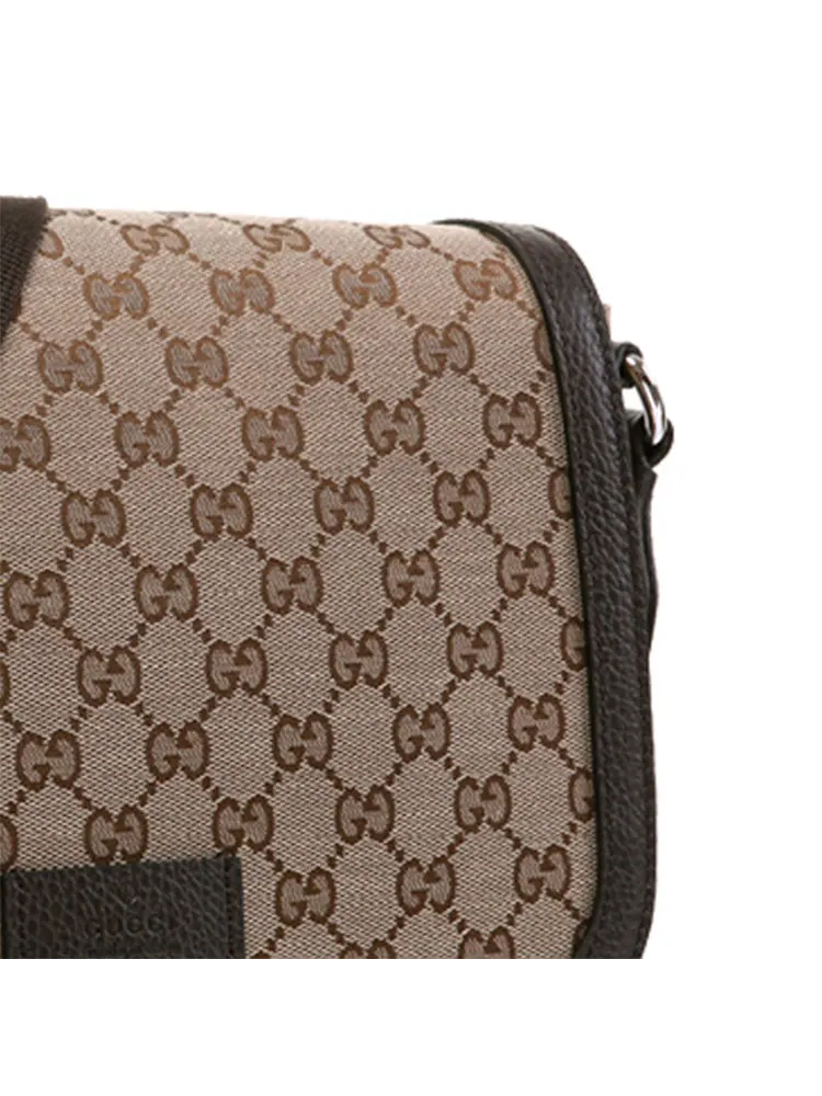 Сумка Gucci Canvas Prints Single Shoulder Bag Brown — 6