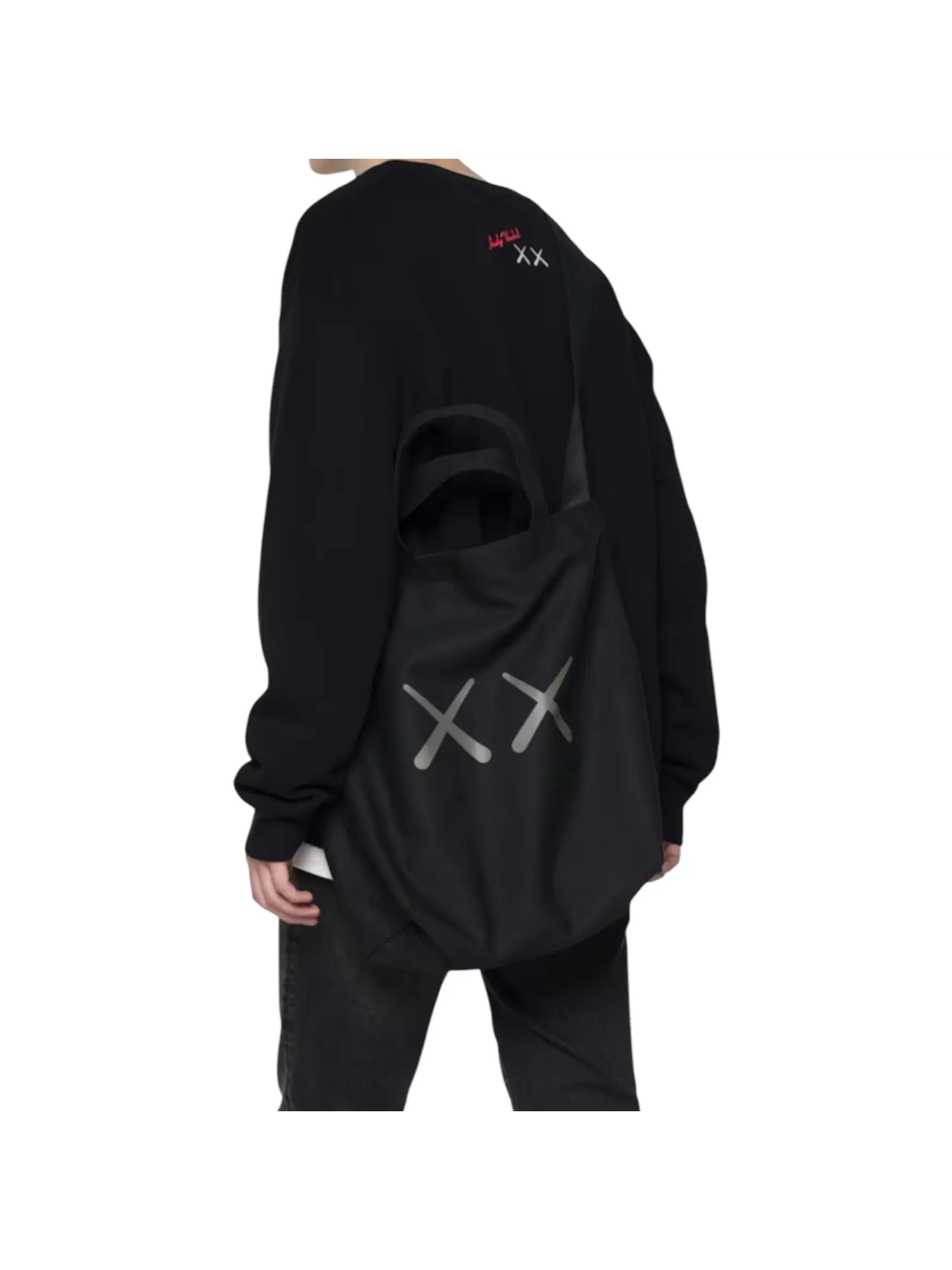 Сумка-тоут UNIQLO x KAWS x Warhol 2Way Tote Bag 'Black' — 4